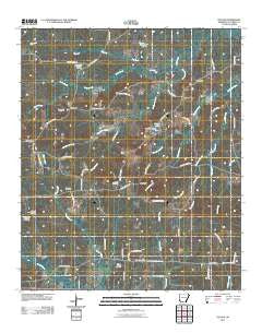 Village Arkansas Historical topographic map, 1:24000 scale, 7.5 X 7.5 Minute, Year 2011