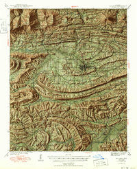 Waldron Arkansas Historical topographic map, 1:62500 scale, 15 X 15 Minute, Year 1949