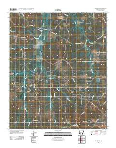 Waterloo Arkansas Historical topographic map, 1:24000 scale, 7.5 X 7.5 Minute, Year 2011