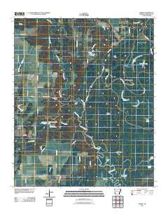 Weber Arkansas Historical topographic map, 1:24000 scale, 7.5 X 7.5 Minute, Year 2011