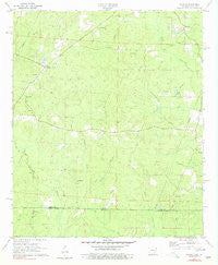 Wesson Arkansas Historical topographic map, 1:24000 scale, 7.5 X 7.5 Minute, Year 1971
