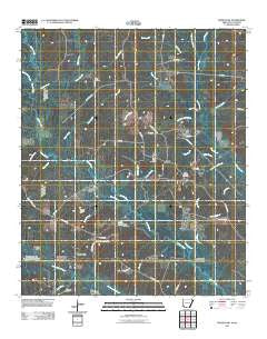Wesson SW Arkansas Historical topographic map, 1:24000 scale, 7.5 X 7.5 Minute, Year 2011