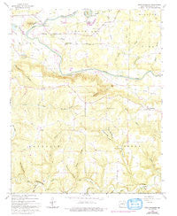 West Pangburn Arkansas Historical topographic map, 1:24000 scale, 7.5 X 7.5 Minute, Year 1963