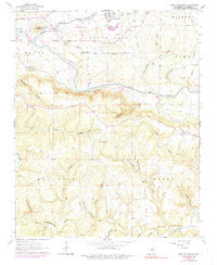 West Pangburn Arkansas Historical topographic map, 1:24000 scale, 7.5 X 7.5 Minute, Year 1963