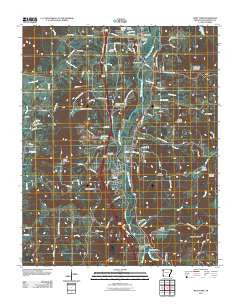 West Fork Arkansas Historical topographic map, 1:24000 scale, 7.5 X 7.5 Minute, Year 2011