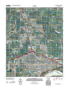 West Memphis Arkansas Historical topographic map, 1:24000 scale, 7.5 X 7.5 Minute, Year 2011