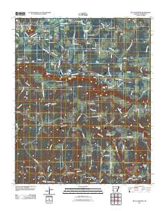 West Pangburn Arkansas Historical topographic map, 1:24000 scale, 7.5 X 7.5 Minute, Year 2011