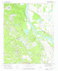 White Hall Arkansas Historical topographic map, 1:24000 scale, 7.5 X 7.5 Minute, Year 1970