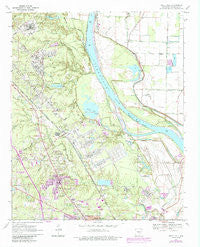 White Hall Arkansas Historical topographic map, 1:24000 scale, 7.5 X 7.5 Minute, Year 1970