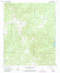 Willow Arkansas Historical topographic map, 1:24000 scale, 7.5 X 7.5 Minute, Year 1965