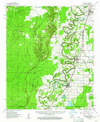Wilmot Arkansas Historical topographic map, 1:62500 scale, 15 X 15 Minute, Year 1960