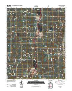 Winslow Arkansas Historical topographic map, 1:24000 scale, 7.5 X 7.5 Minute, Year 2011