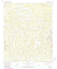 Winslow Arkansas Historical topographic map, 1:24000 scale, 7.5 X 7.5 Minute, Year 1973