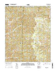 Wirth Arkansas Current topographic map, 1:24000 scale, 7.5 X 7.5 Minute, Year 2014