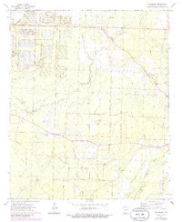 Woodberry Arkansas Historical topographic map, 1:24000 scale, 7.5 X 7.5 Minute, Year 1973