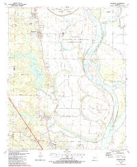 Woodson Arkansas Historical topographic map, 1:24000 scale, 7.5 X 7.5 Minute, Year 1987