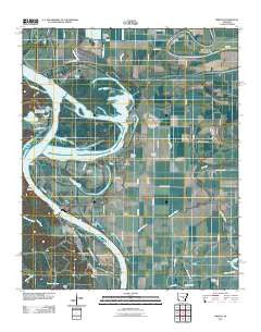 Wright Arkansas Historical topographic map, 1:24000 scale, 7.5 X 7.5 Minute, Year 2011