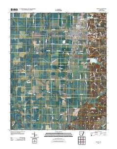 Wynne Arkansas Historical topographic map, 1:24000 scale, 7.5 X 7.5 Minute, Year 2011
