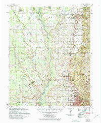 Wynne Arkansas Historical topographic map, 1:62500 scale, 15 X 15 Minute, Year 1958