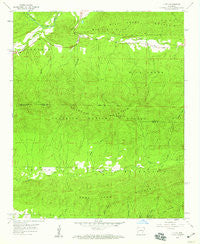 Y City Arkansas Historical topographic map, 1:24000 scale, 7.5 X 7.5 Minute, Year 1958