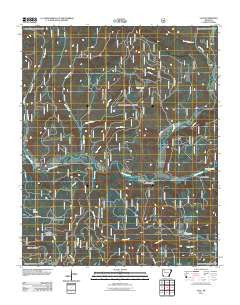 Yale Arkansas Historical topographic map, 1:24000 scale, 7.5 X 7.5 Minute, Year 2011