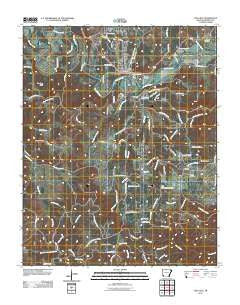 Yellville Arkansas Historical topographic map, 1:24000 scale, 7.5 X 7.5 Minute, Year 2011