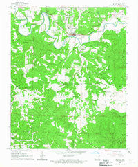Yellville Arkansas Historical topographic map, 1:24000 scale, 7.5 X 7.5 Minute, Year 1966