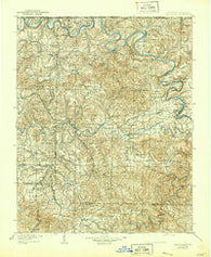 Yellville Arkansas Historical topographic map, 1:125000 scale, 30 X 30 Minute, Year 1905