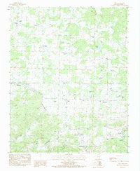 Zion Arkansas Historical topographic map, 1:24000 scale, 7.5 X 7.5 Minute, Year 1984