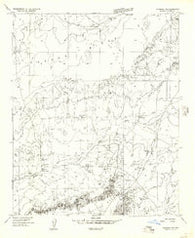 Adamana 1 SW Arizona Historical topographic map, 1:24000 scale, 7.5 X 7.5 Minute, Year 1955