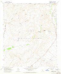 Adams Mesa Arizona Historical topographic map, 1:24000 scale, 7.5 X 7.5 Minute, Year 1964