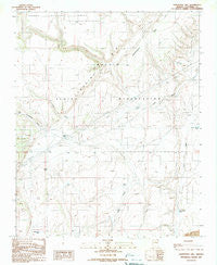 Additional Hill Arizona Historical topographic map, 1:24000 scale, 7.5 X 7.5 Minute, Year 1989