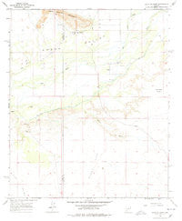 Agua Caliente Arizona Historical topographic map, 1:24000 scale, 7.5 X 7.5 Minute, Year 1965