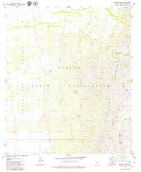 Aguirre Peak Arizona Historical topographic map, 1:24000 scale, 7.5 X 7.5 Minute, Year 1979