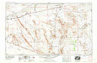 Ajo Arizona Historical topographic map, 1:250000 scale, 1 X 2 Degree, Year 1958