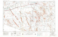 Ajo Arizona Historical topographic map, 1:250000 scale, 1 X 2 Degree, Year 1953