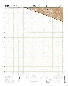 Alamo Spring Arizona Current topographic map, 1:24000 scale, 7.5 X 7.5 Minute, Year 2014