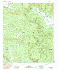 Alpine Arizona Historical topographic map, 1:24000 scale, 7.5 X 7.5 Minute, Year 1991