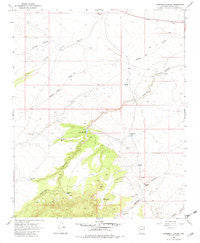 Anderson Canyon Arizona Historical topographic map, 1:24000 scale, 7.5 X 7.5 Minute, Year 1968
