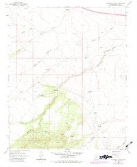 Anderson Canyon Arizona Historical topographic map, 1:24000 scale, 7.5 X 7.5 Minute, Year 1968