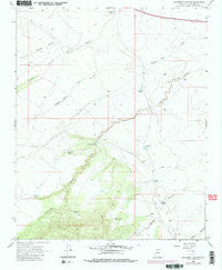 Anderson Canyon Arizona Historical topographic map, 1:24000 scale, 7.5 X 7.5 Minute, Year 1968
