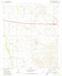 Antelope Peak Arizona Historical topographic map, 1:24000 scale, 7.5 X 7.5 Minute, Year 1981