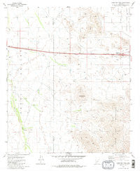 Antelope Peak Arizona Historical topographic map, 1:24000 scale, 7.5 X 7.5 Minute, Year 1981