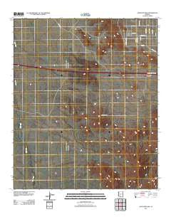 Antelope Peak Arizona Historical topographic map, 1:24000 scale, 7.5 X 7.5 Minute, Year 2011
