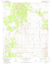 Anvil Rock Arizona Historical topographic map, 1:24000 scale, 7.5 X 7.5 Minute, Year 1980