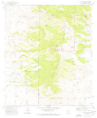 Apache Peak Arizona Historical topographic map, 1:24000 scale, 7.5 X 7.5 Minute, Year 1973