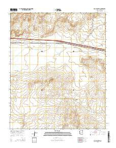 Apache Butte Arizona Current topographic map, 1:24000 scale, 7.5 X 7.5 Minute, Year 2014