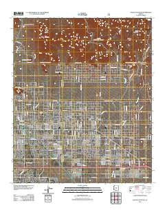 Apache Junction Arizona Historical topographic map, 1:24000 scale, 7.5 X 7.5 Minute, Year 2011