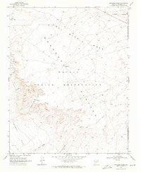 Appaloosa Ridge Arizona Historical topographic map, 1:24000 scale, 7.5 X 7.5 Minute, Year 1969