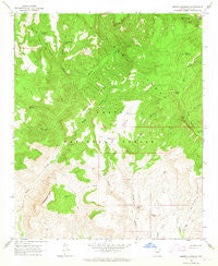 Armer Mountain Arizona Historical topographic map, 1:24000 scale, 7.5 X 7.5 Minute, Year 1964